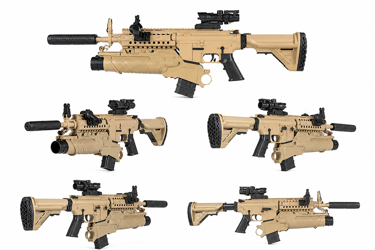 Tactical Toy Blaster Rifle 🔫