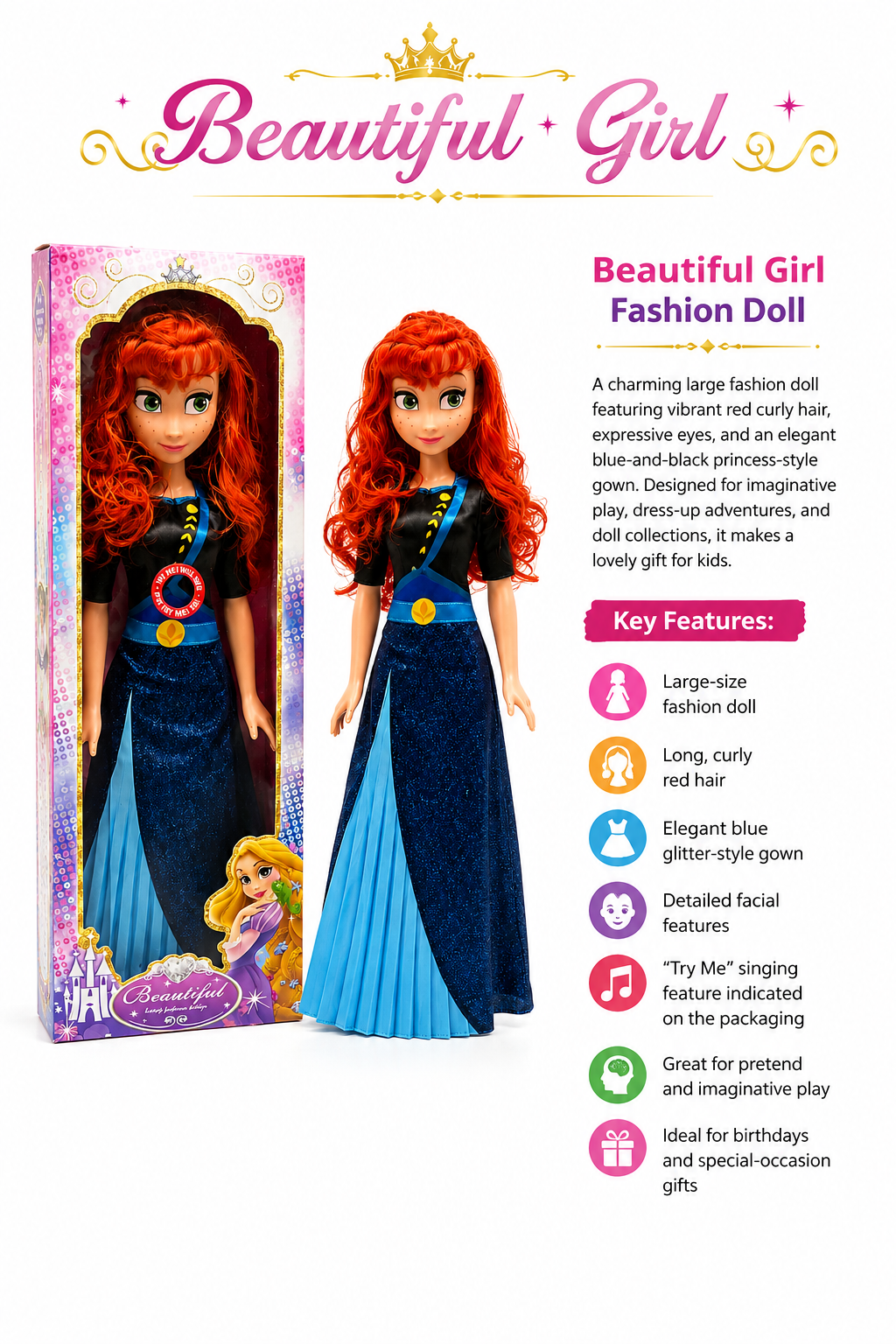 Beautiful Fashion Doll