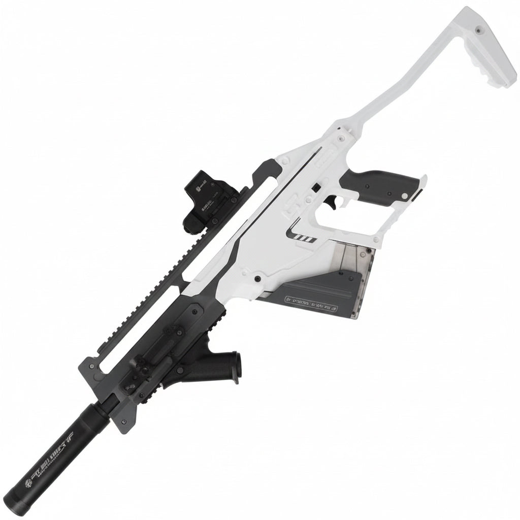 White Tactical Toy Blaster