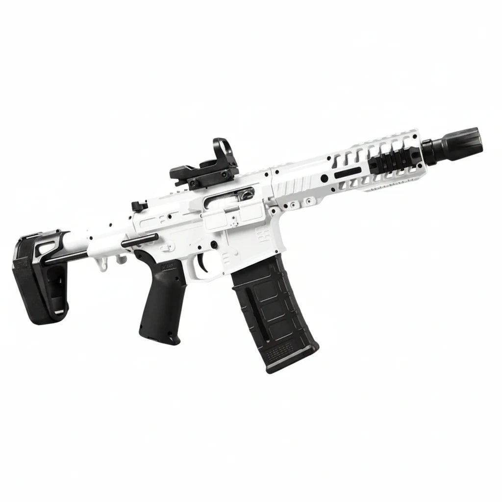 White Tactical Toy Blaster