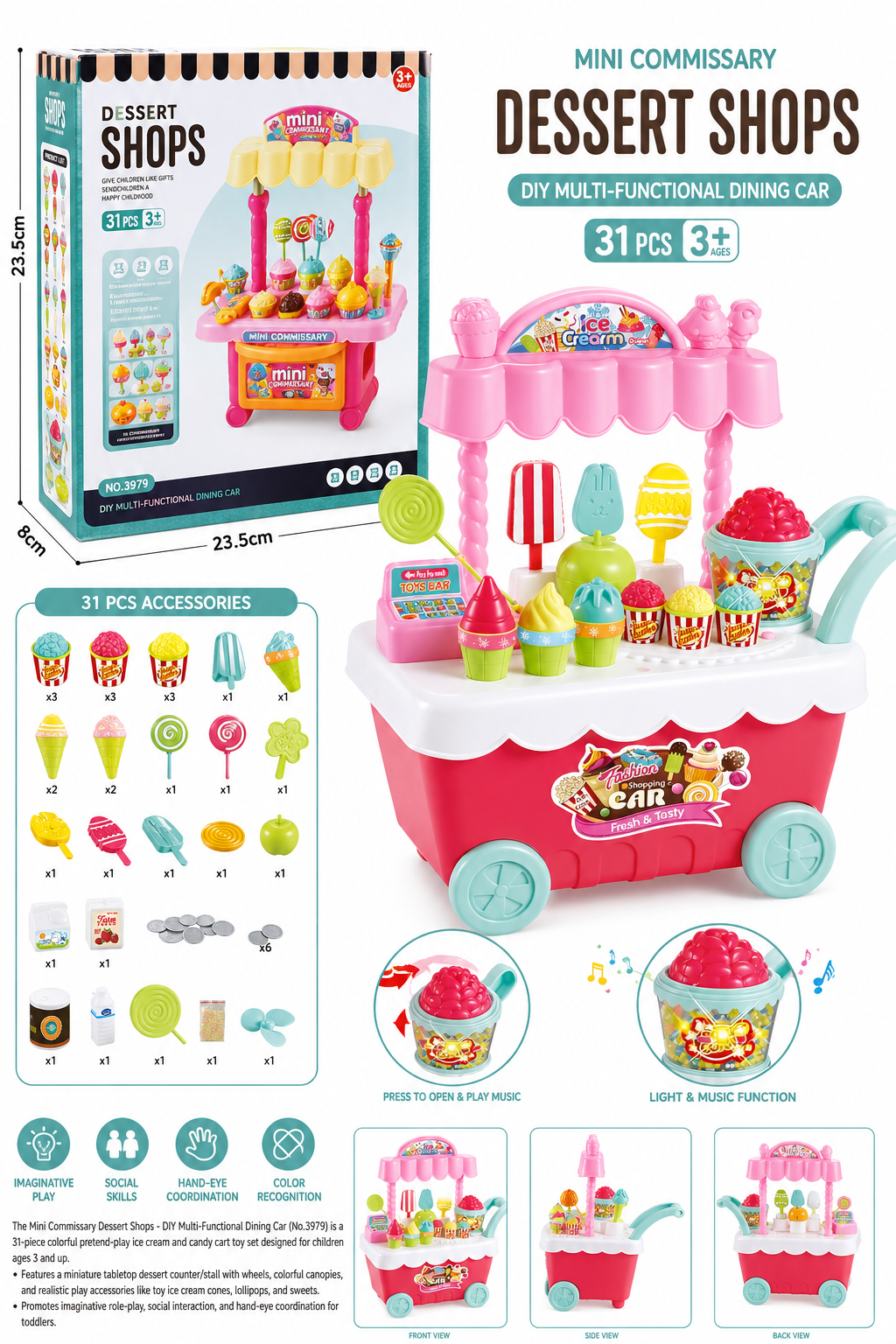 Dessert Shop Playset