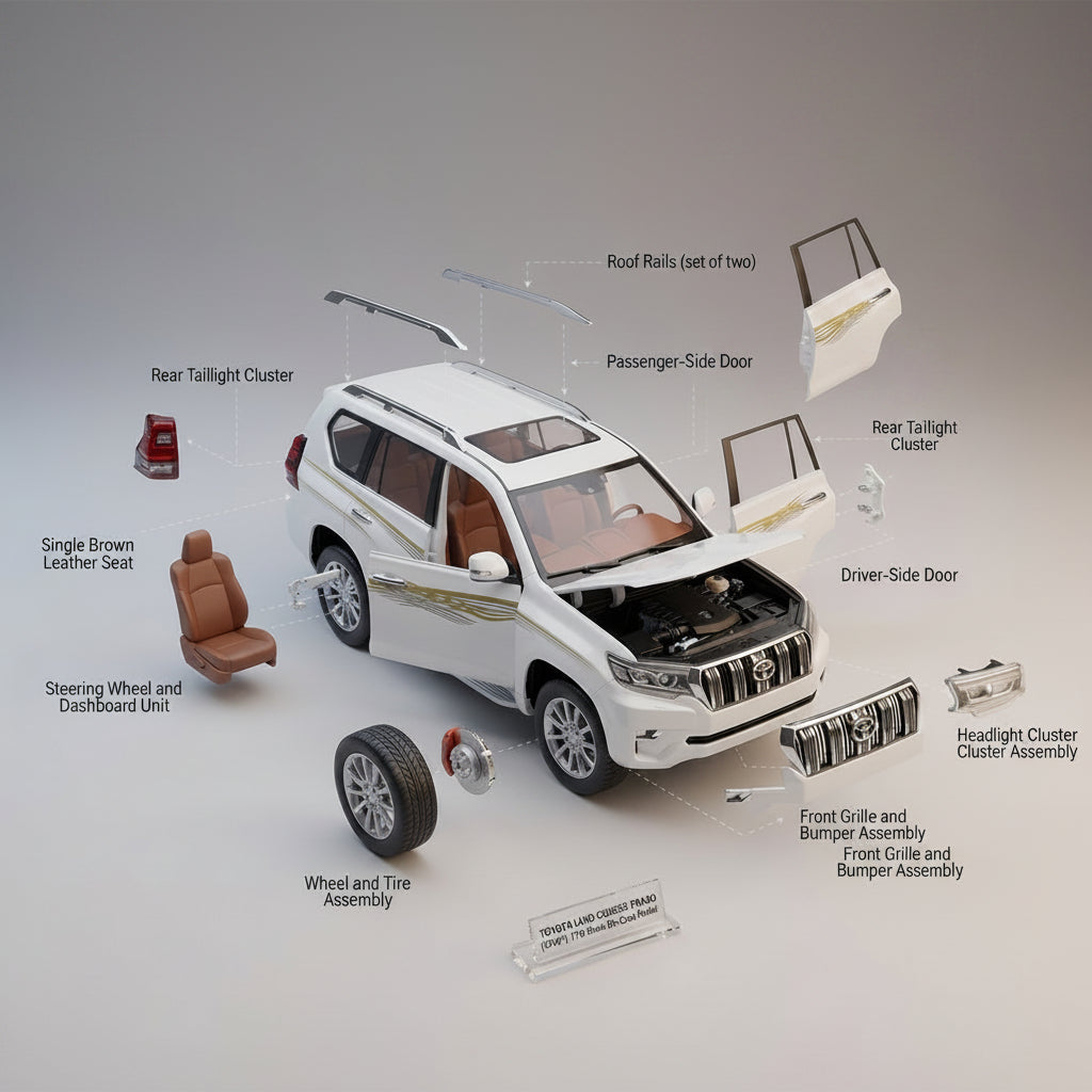 Die-Cast Prado Model Car