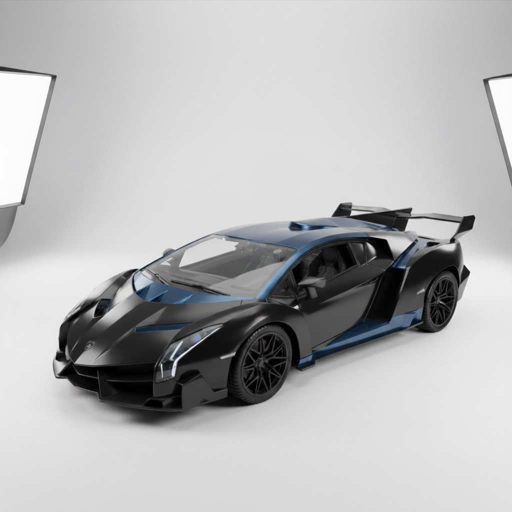 Luxury Blue RC Sports Car