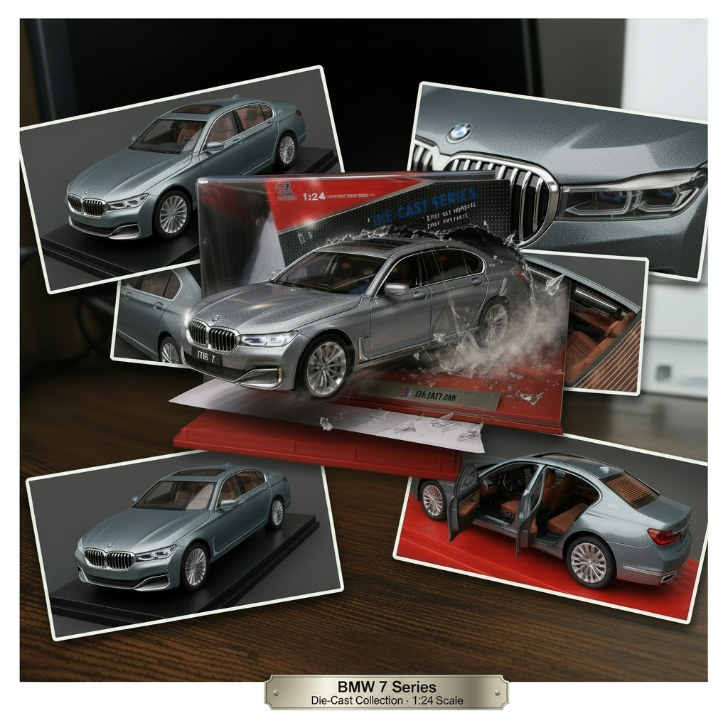 Luxury Sedan Die-Cast Model