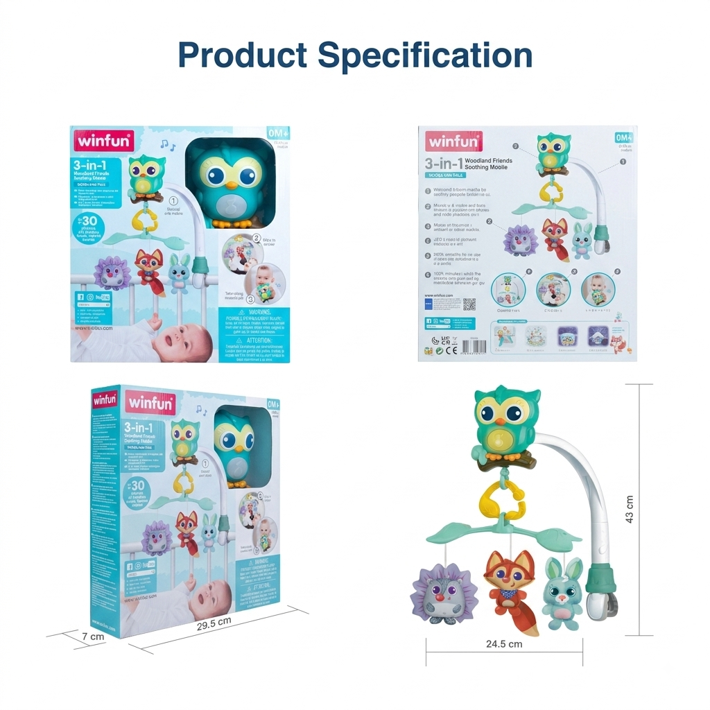 Woodland Friends Baby Mobile