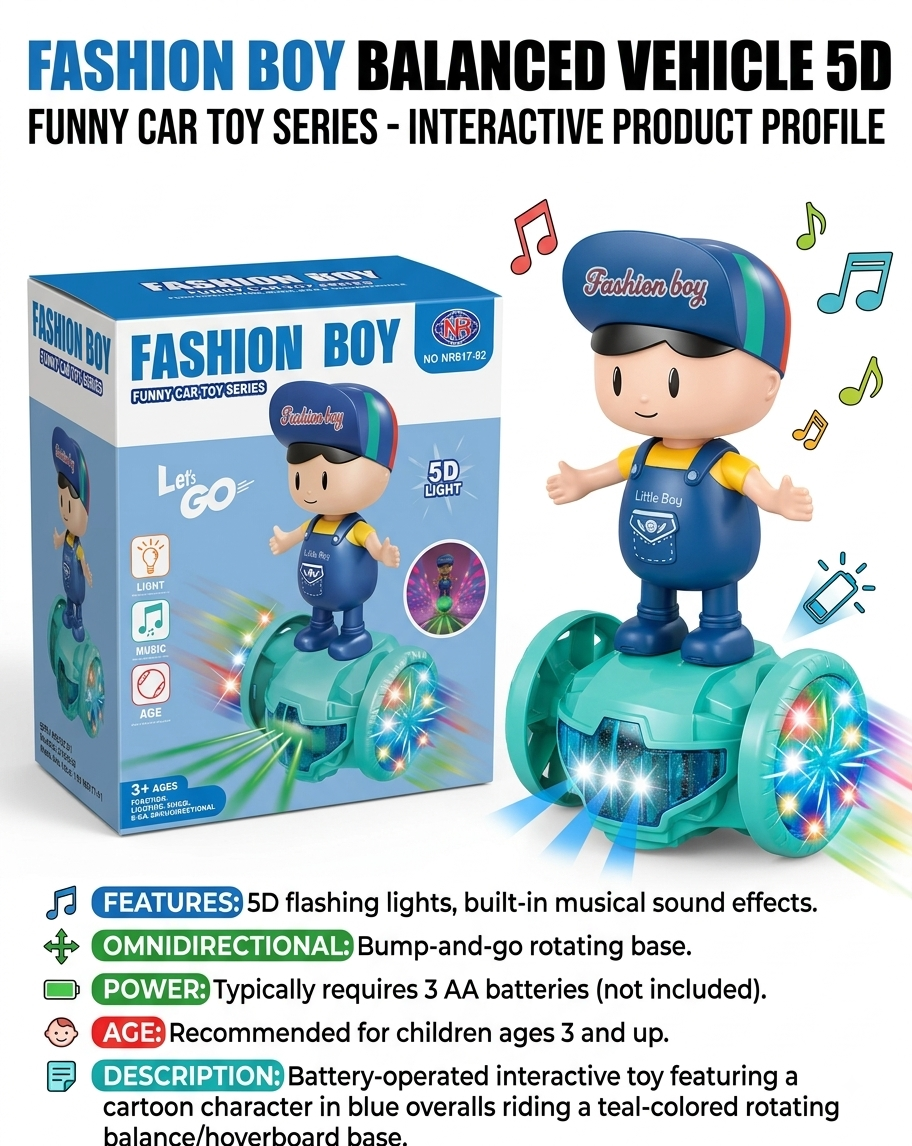 Fashion Boy Funny Car Toy