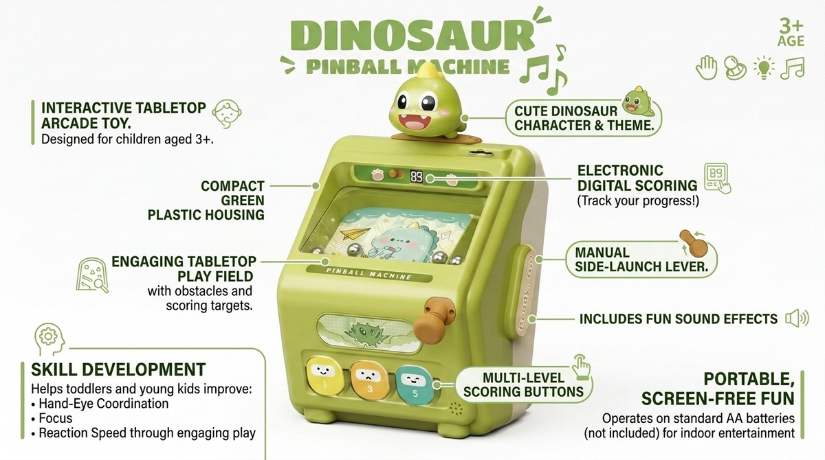 Dinosaur Pinball Machine