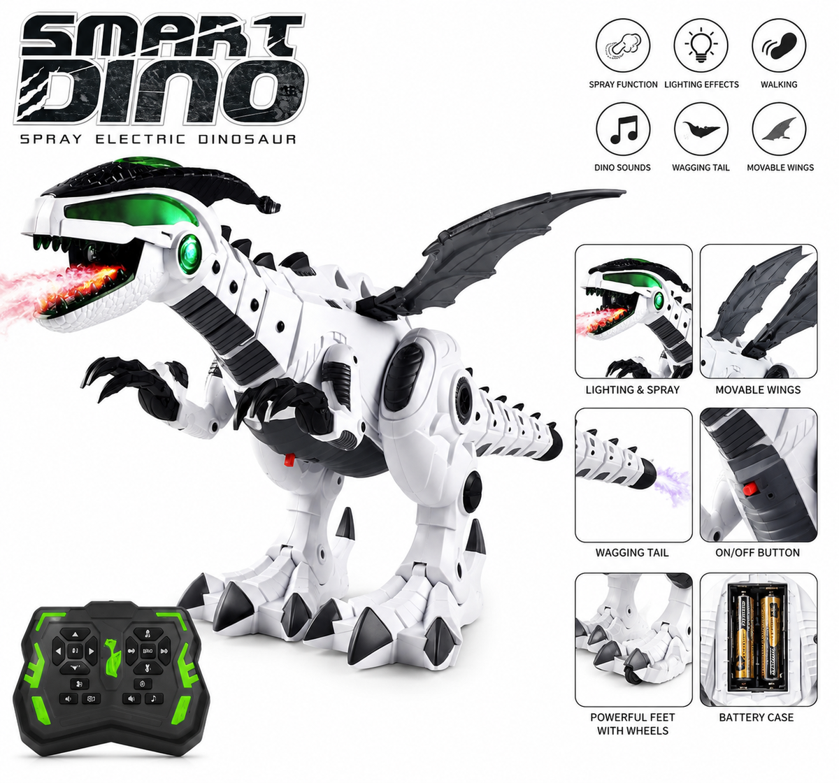 Dino RC Spray Dinosaur