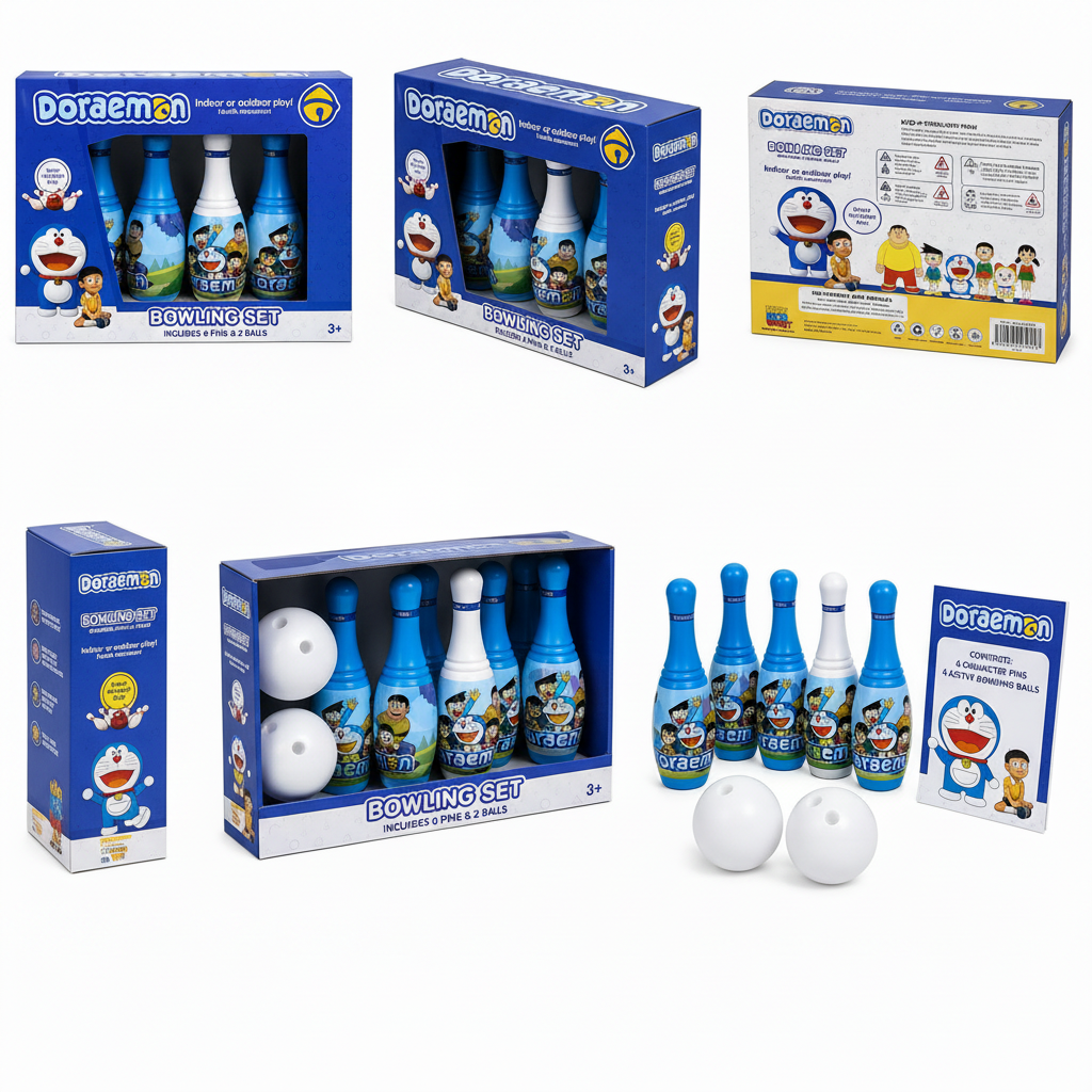 Doraemon Bowling Set