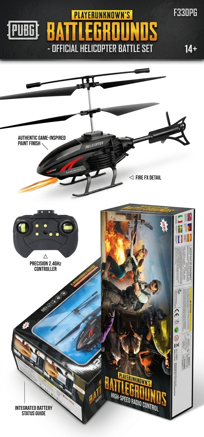RC Battle Helicopter – PUBG Style