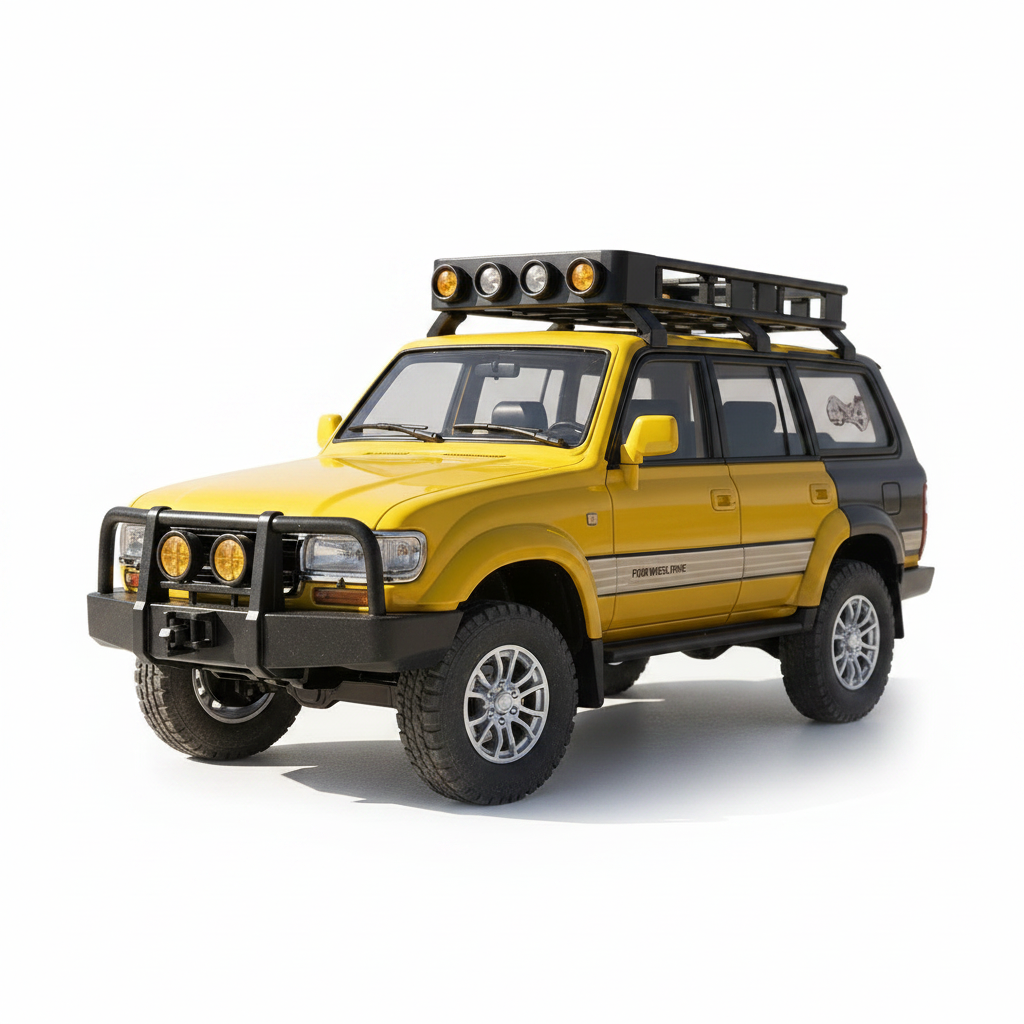 Yellow Off-Road Die-Cast SUV