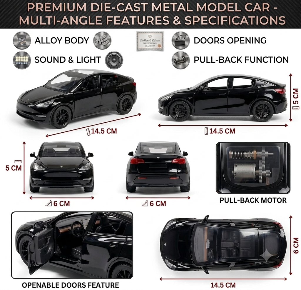 Die-Cast Openable Car door