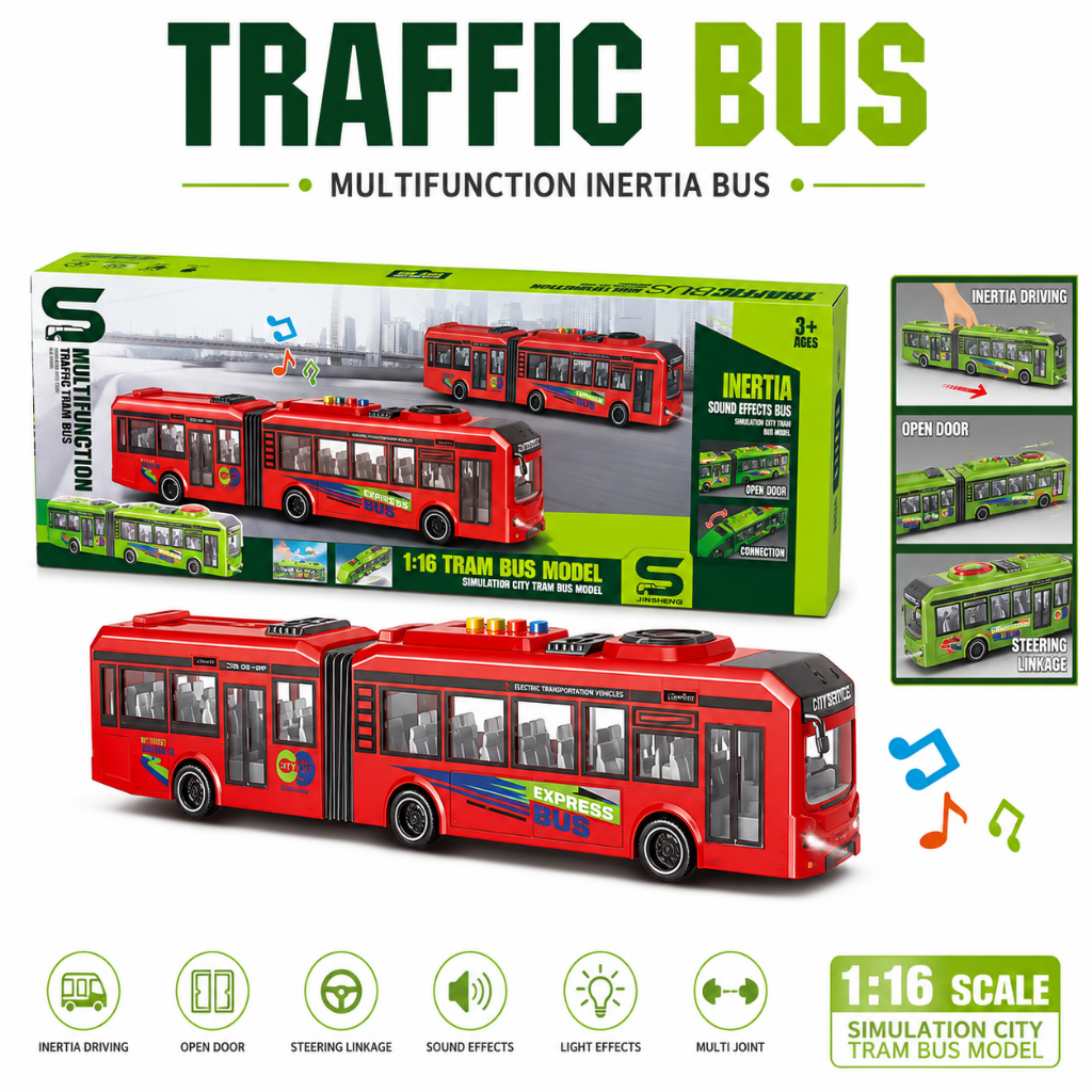 Traffic Bus Toy