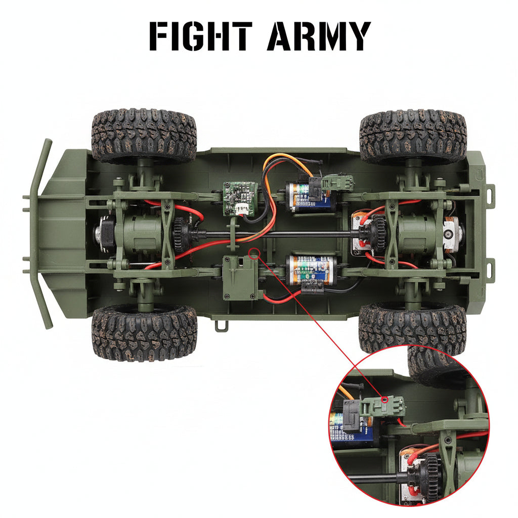 Fight Army Truck R/C
