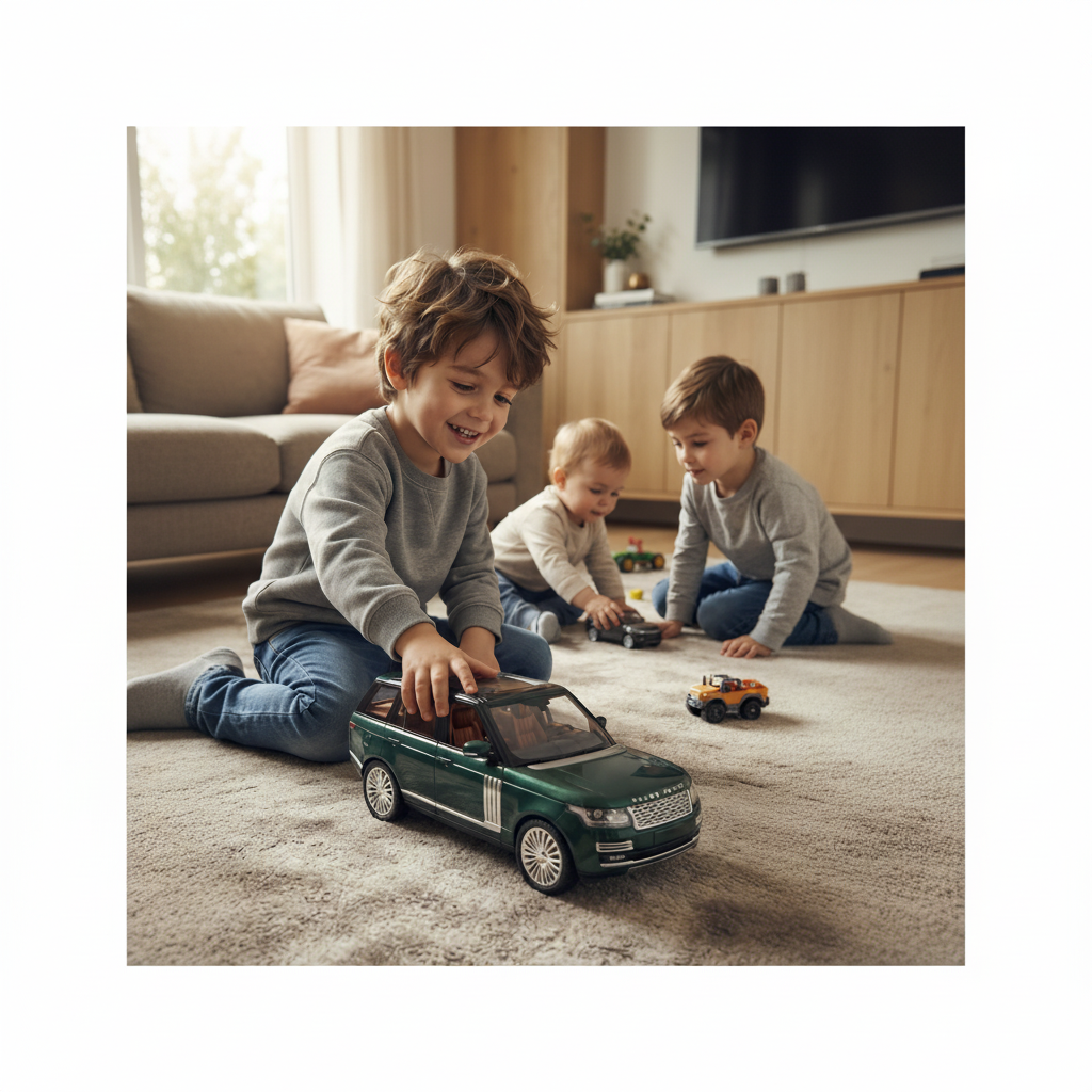 Luxury Green SUV Die-Cast Model