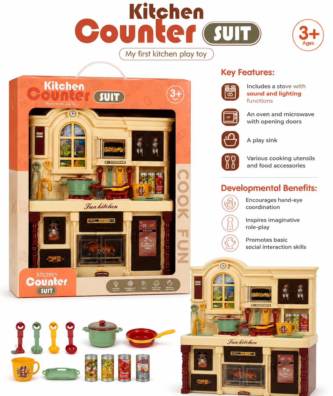 Kitchen Counter Play Set