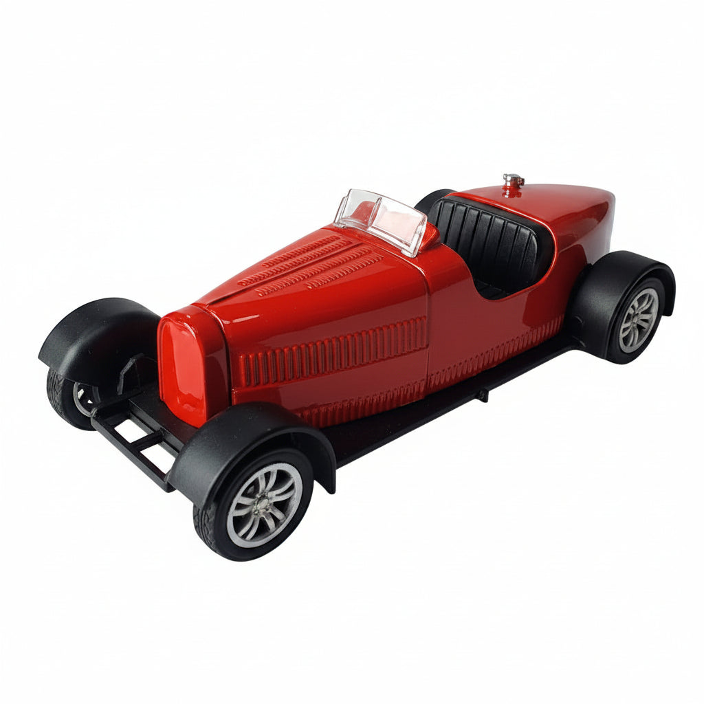 Vintage Red Racer  Die-Cast Model Car