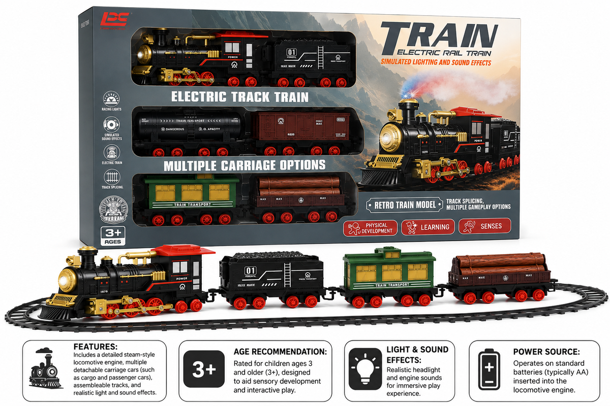 Electric Track Train Set