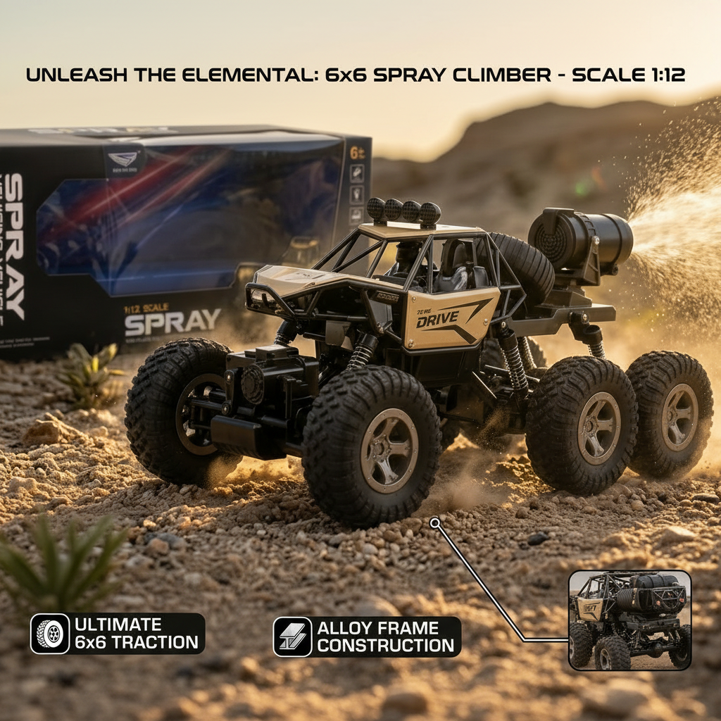 RC Spray Climbing Vehicle
