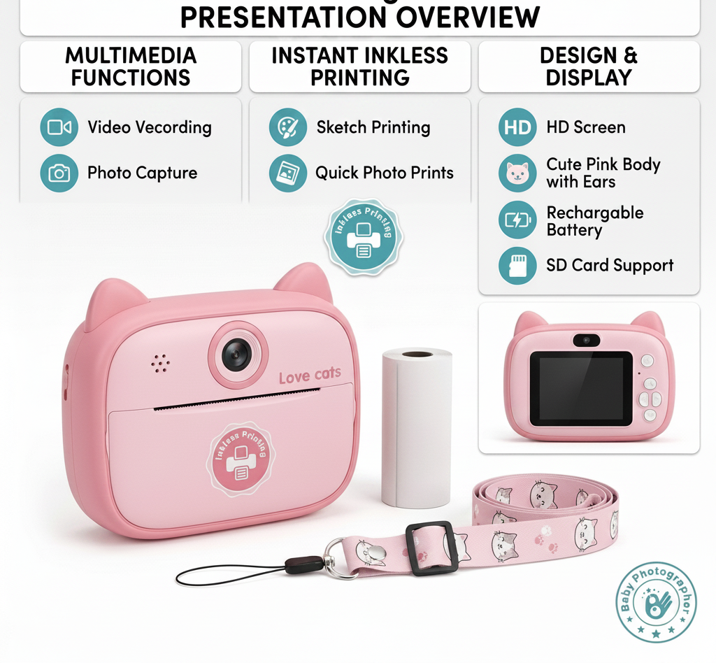 Kids Instant Print Camera
