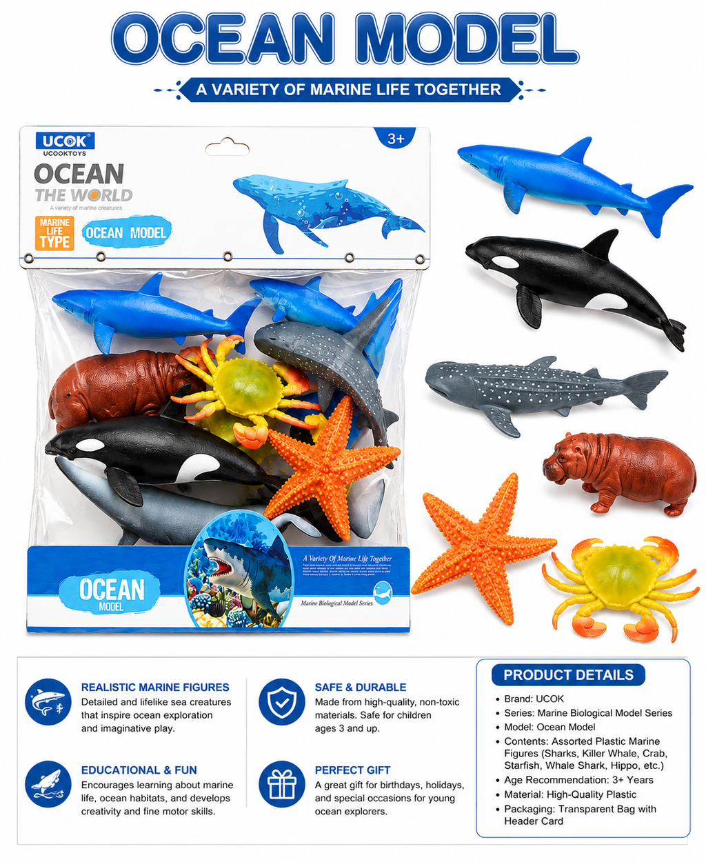 Ocean Toy Figures