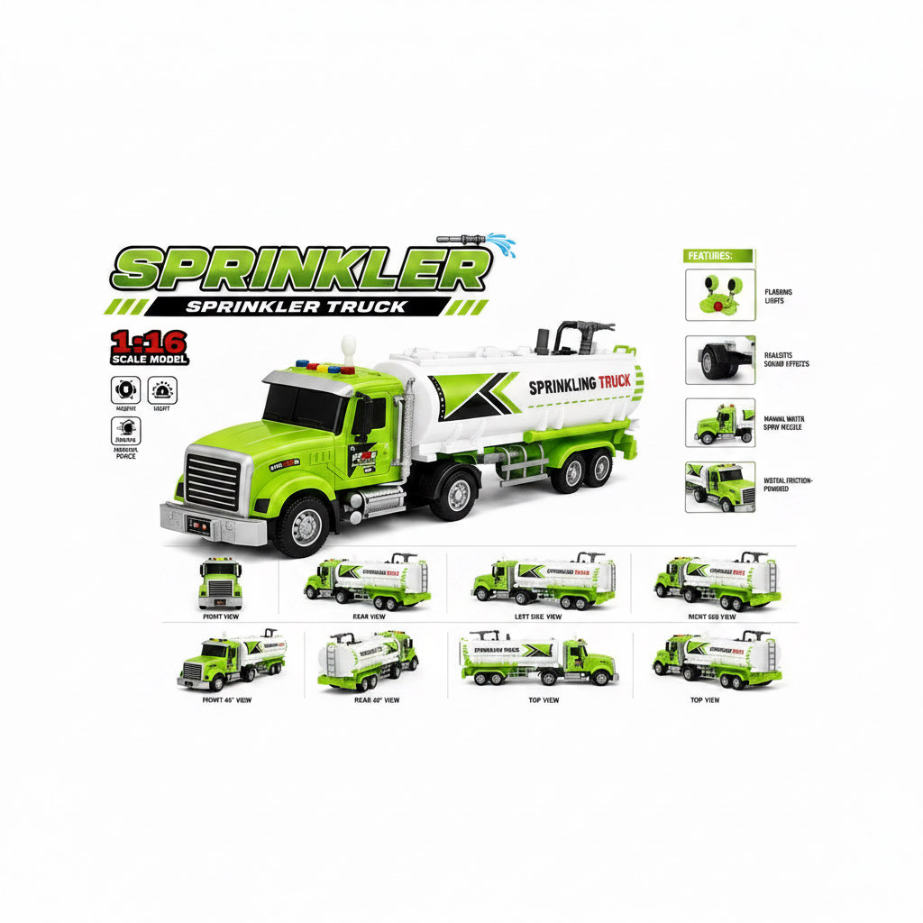 Sprinkler Truck Toy