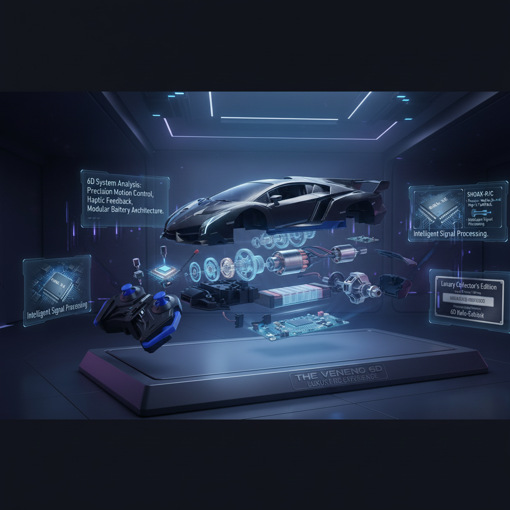 Luxury Blue RC Sports Car