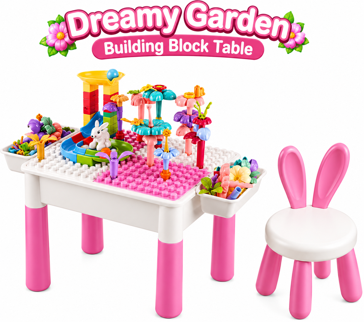 Dreamy Garden Building Block Table