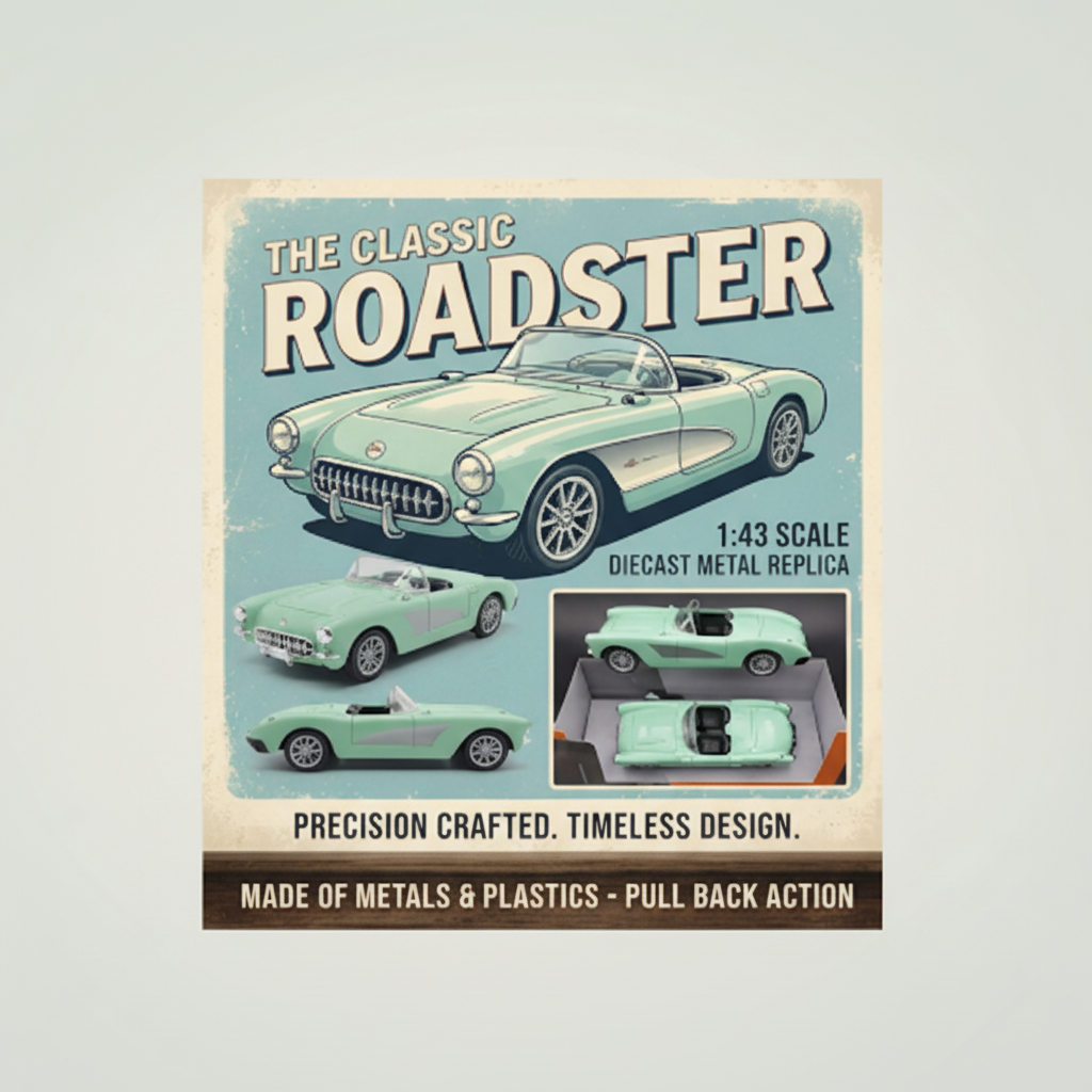 Classic Roadster Toy Car